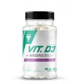 TREC NUTRITION Vit. D3 + Magnesium | Vitamin D 60 капсули