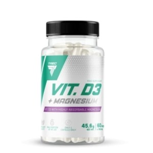 TREC NUTRITION Vit. D3 + Magnesium | Vitamin D 60 капсули