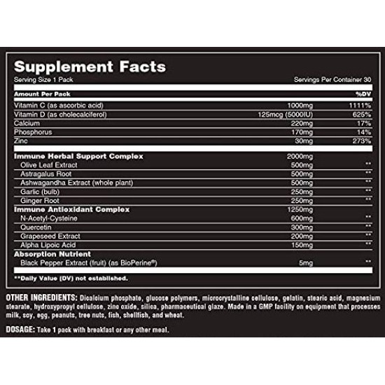 Universal Immune Pak / 30 Packs на супер цена