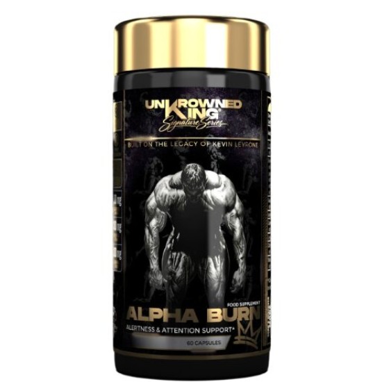 UnKrowned King by Kevin Levrone Alpha Burn | Thermogenic Fat Burner 60 капсули на супер цена