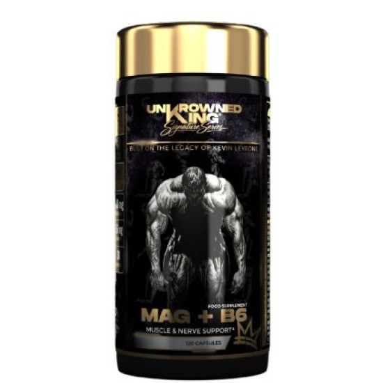 UnKrowned King by Kevin Levrone MAG + B6 | Magnesium Bisglycinate 120 капсули на супер цена