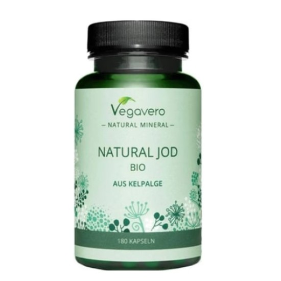 Vegavero Natural Jod Bio Aus Kelpalge 180 капсули на супер цена