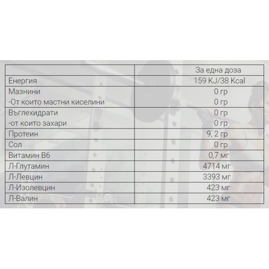 Weider Premium BCAA + Glutamine - 500g / 50 serv на супер цена