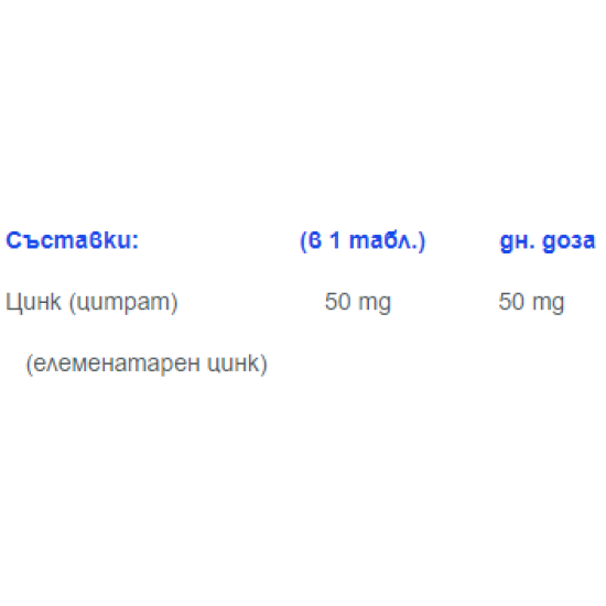 Webber Naturals ZINC CITRATE 50mg 180 tabs на супер цена