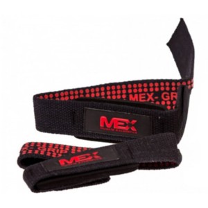 MEX Lift Straps - Black / Red - Фитили за тренировка