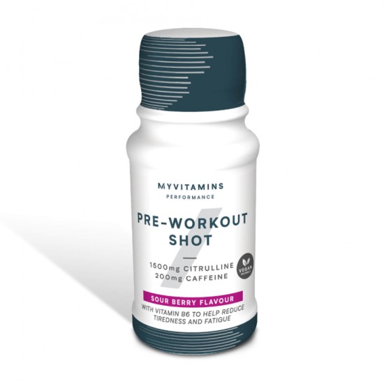 Myprotein Pre-Workout Shot - Азотен Бустер 60 мл на супер цена
