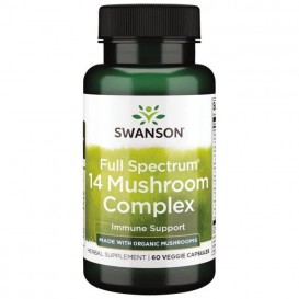 Swanson Full Spectrum 14 Mushroom Complex 60 веге капсули