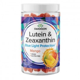 Swanson Lutein & Zeaxanthin Gummies - Mango 60 дъвчащи таблетки