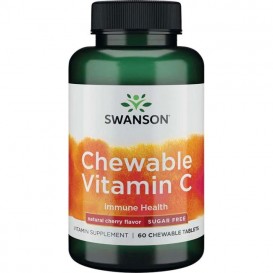 Swanson Витамин C за дъвчене с вкус на череша 60 TABS
