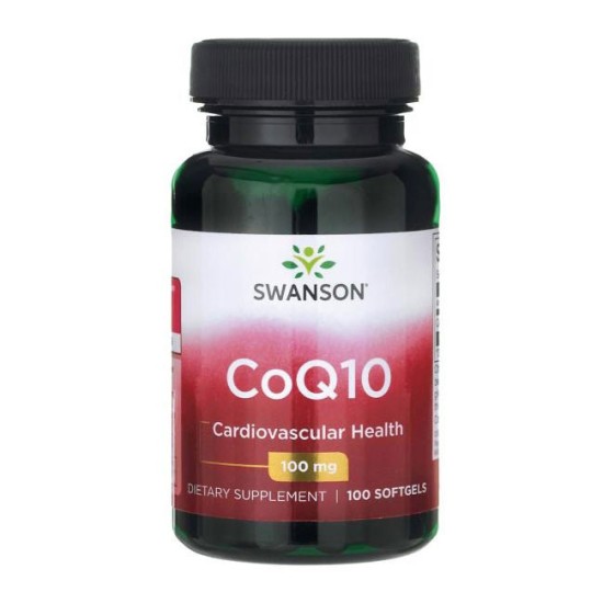 Swanson Коензим CoQ10 100 100 софт гел капсули на супер цена