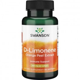 Swanson Д-лимонен Екстракт от Портокалови Кори 60 SOFTGELS