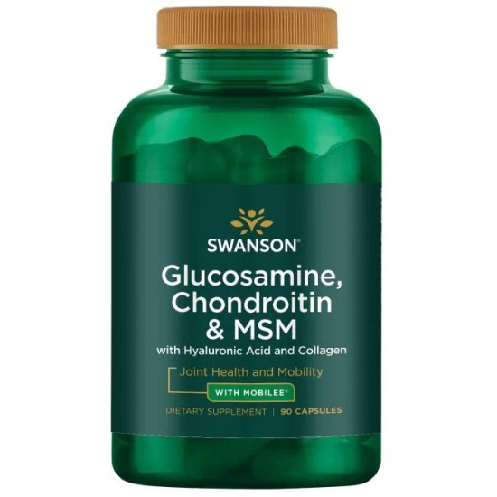 Swanson Glucosamine Chondroitin and MSM 90 капсули на супер цена