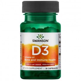 Swanson Високоефикасен Витамин Д-3 30 CAPS