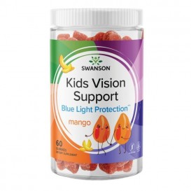 Swanson Kids Vision Support - Mango 60 дъвчащи таблетки