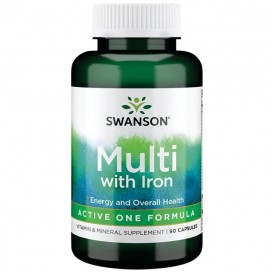 Swanson Multi with Iron - Active One Formula 90 капсули