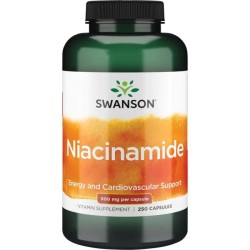 Swanson Niacinamide 500 мг / 250 капсули