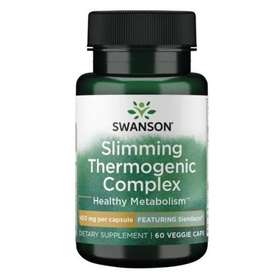 Swanson Slimming Thermogenic Complex - Featuring Slendacor 60 капсули на супер цена