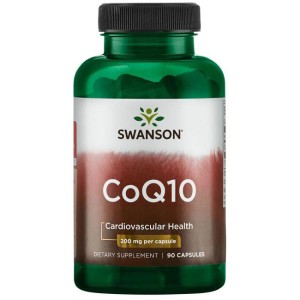 Swanson Коензим CoQ10 200 90 капсули