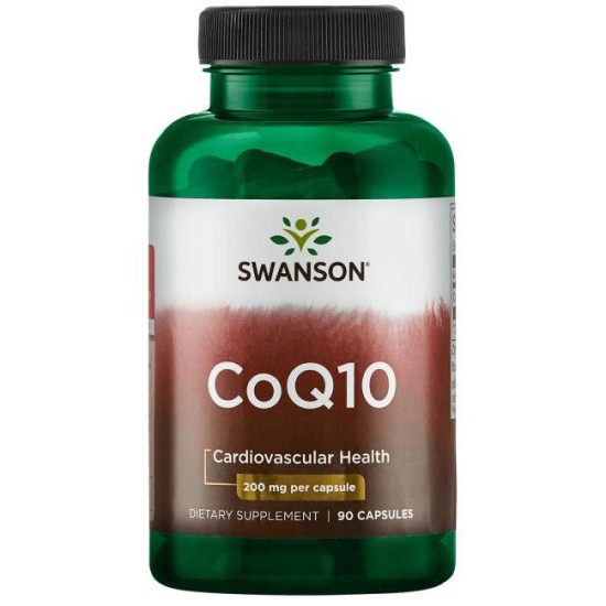 Swanson Коензим CoQ10 200 90 капсули на супер цена