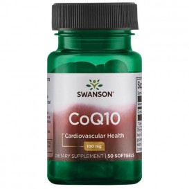 Swanson Коензим CoQ10 100 50 софт гел капсули