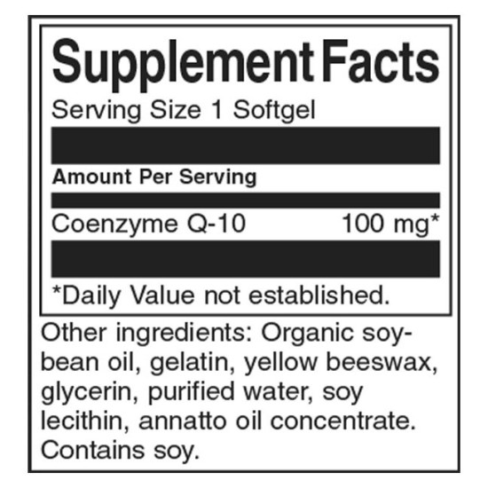 Swanson Коензим CoQ10 100 50 софт гел капсули на супер цена