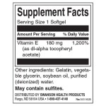 Swanson Витамин Е 60 SOFTGELS CAPS на супер цена