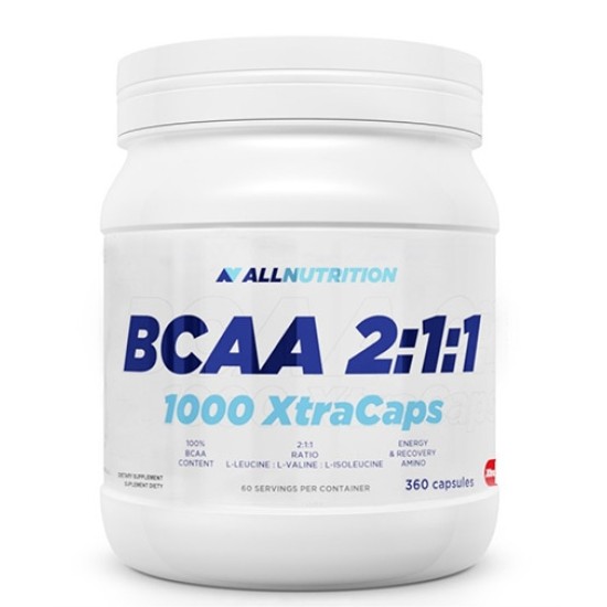 Allnutrition BCAA 2:1:1 1000 XtraCaps / 360 капсули на супер цена