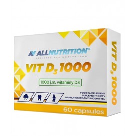 Allnutrition Vitamin D3 1000 / 60 капсули